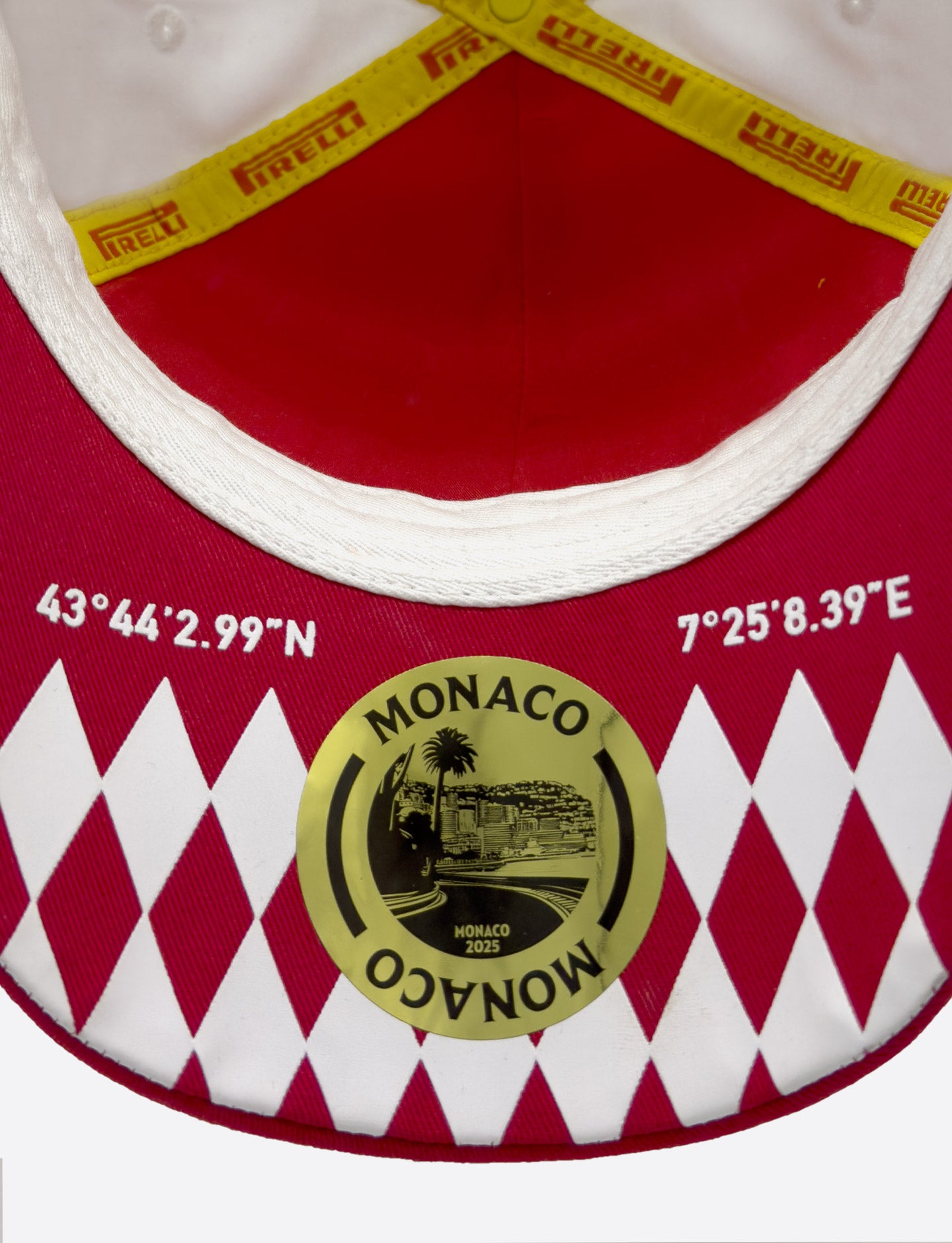 underbill of red & white Pirelli Podium Cap