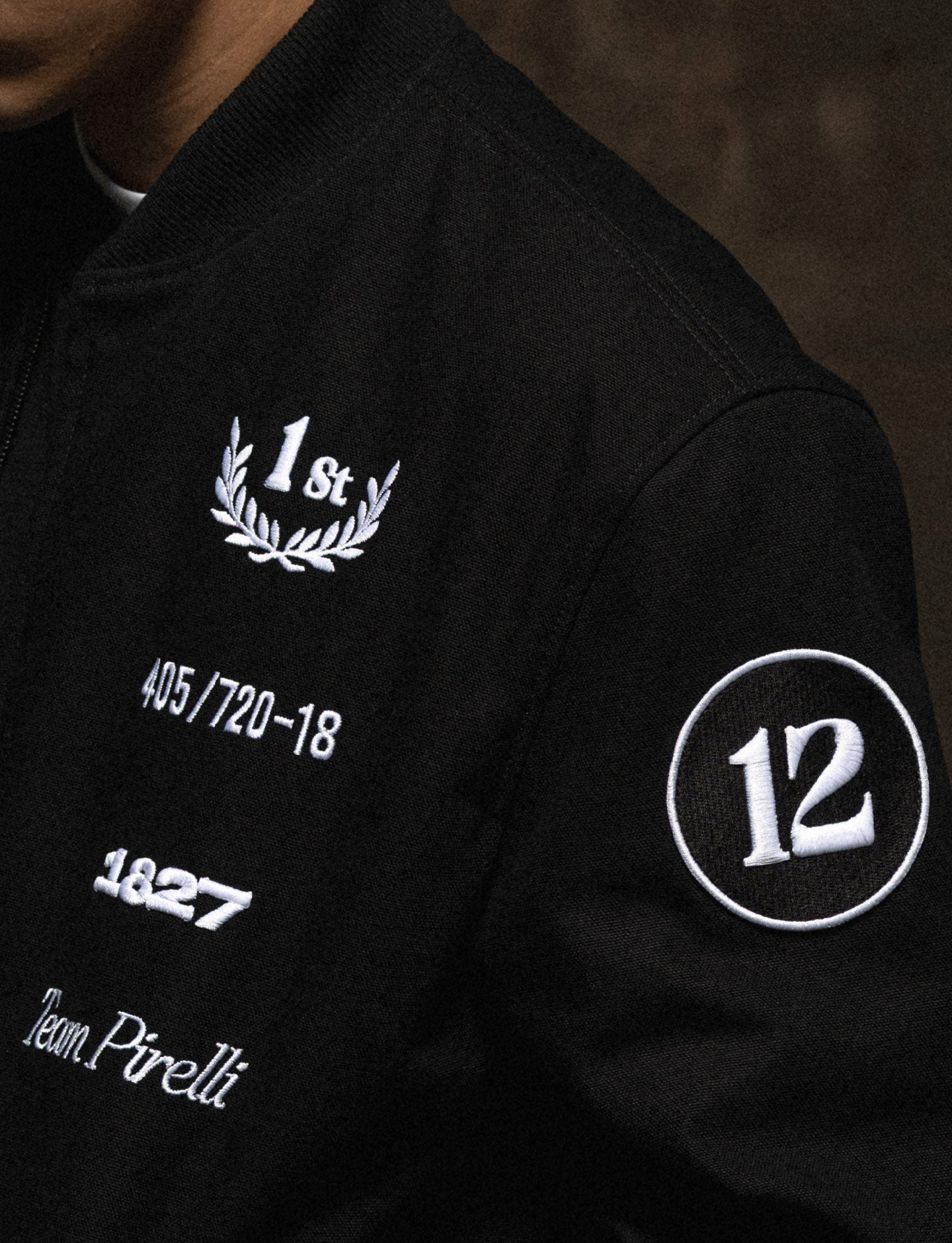 Black Pirelli racing jacket
