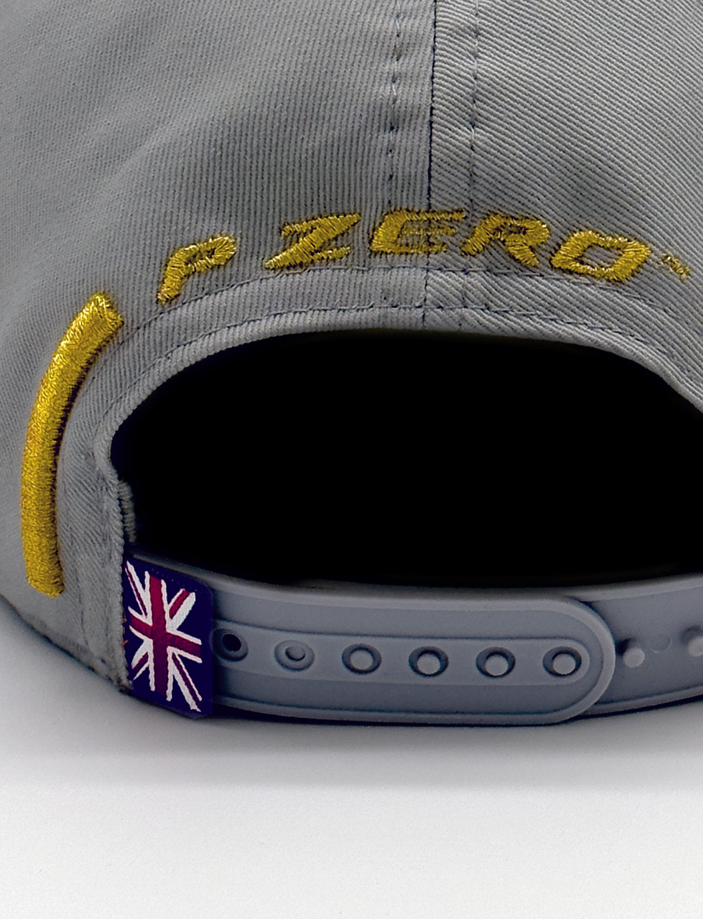 closeup of silver Pirelli cap