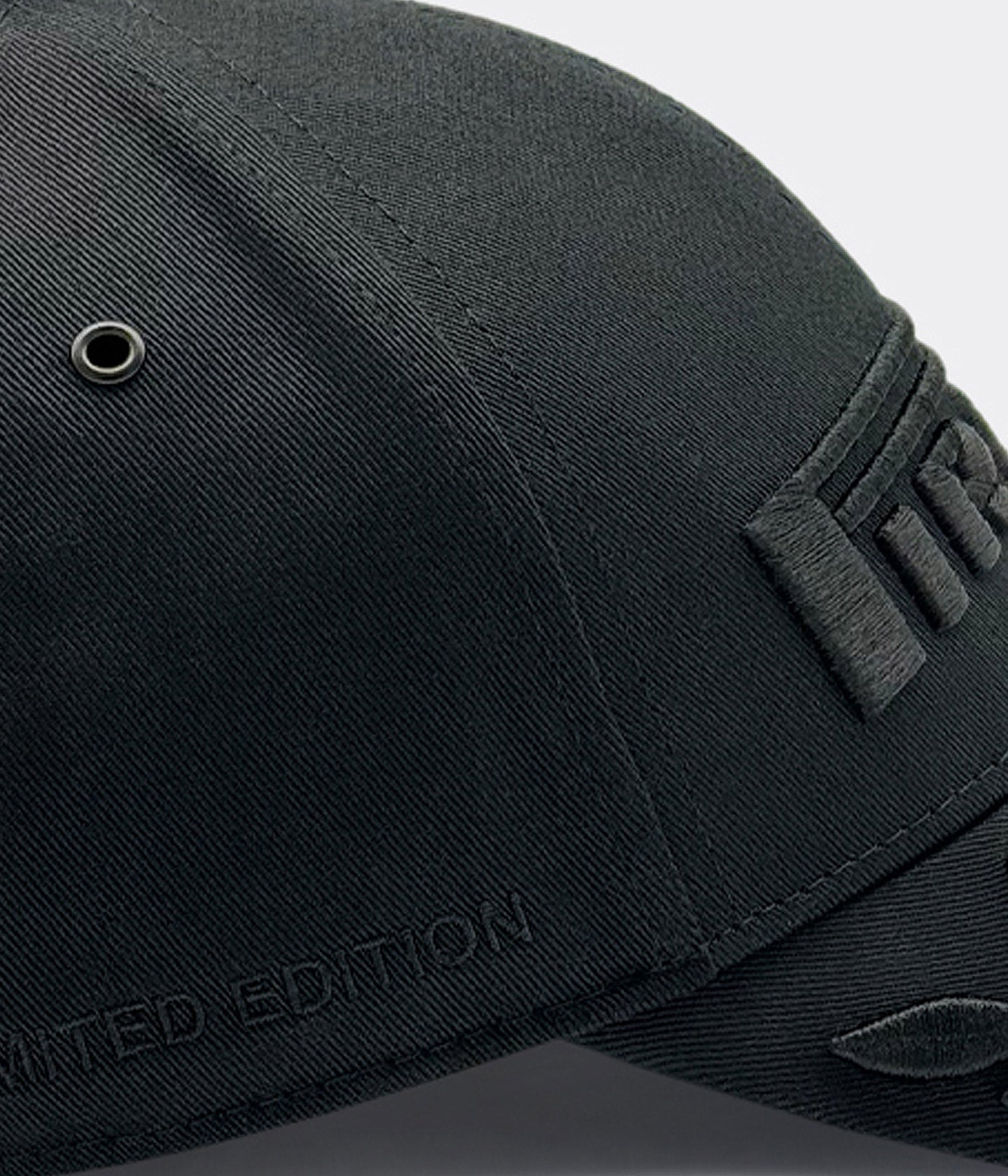 Closeup of Pirelli Cap - limited edition, black on black, F1®, Lights Out cap