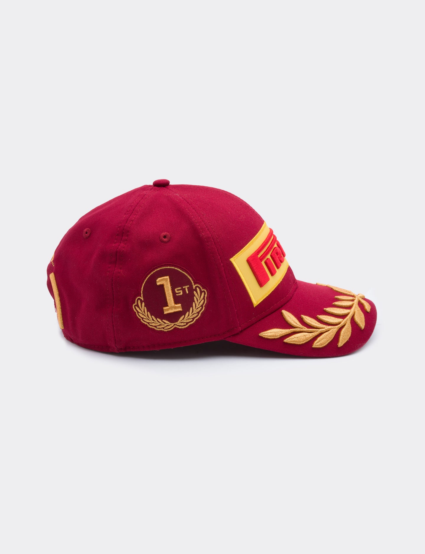 Pirelli cap red side 