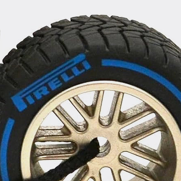 Close-up of a Pirelli Tyre Keyring