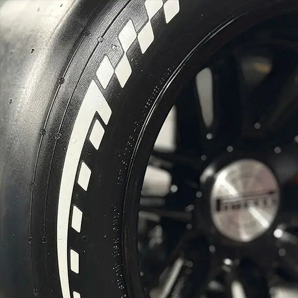 Close-up of a Pirelli F1® tyre