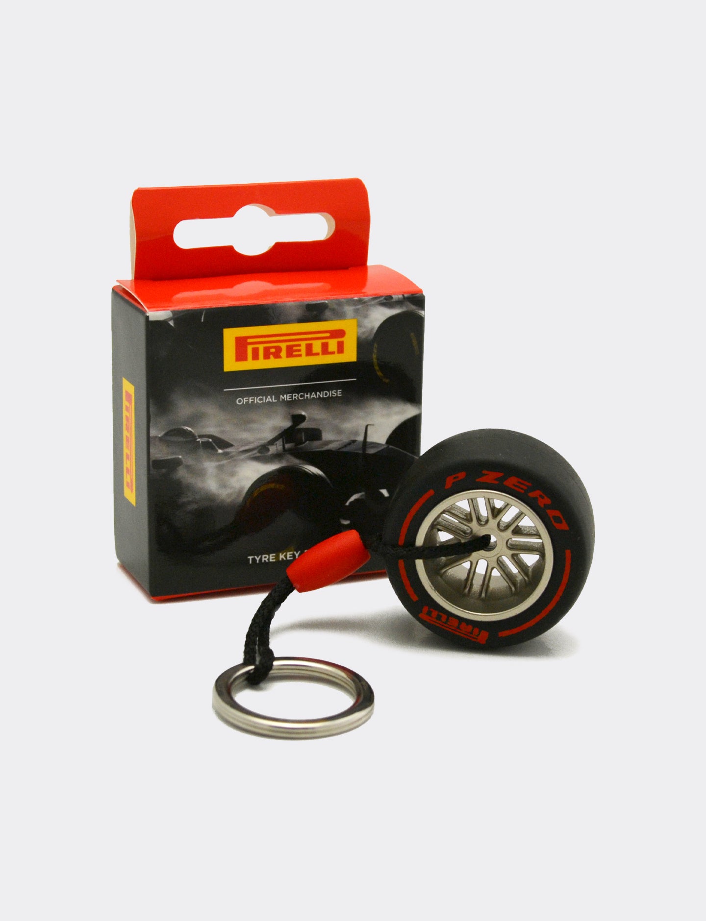 Pirelli Soft Tyre Keyring - Red