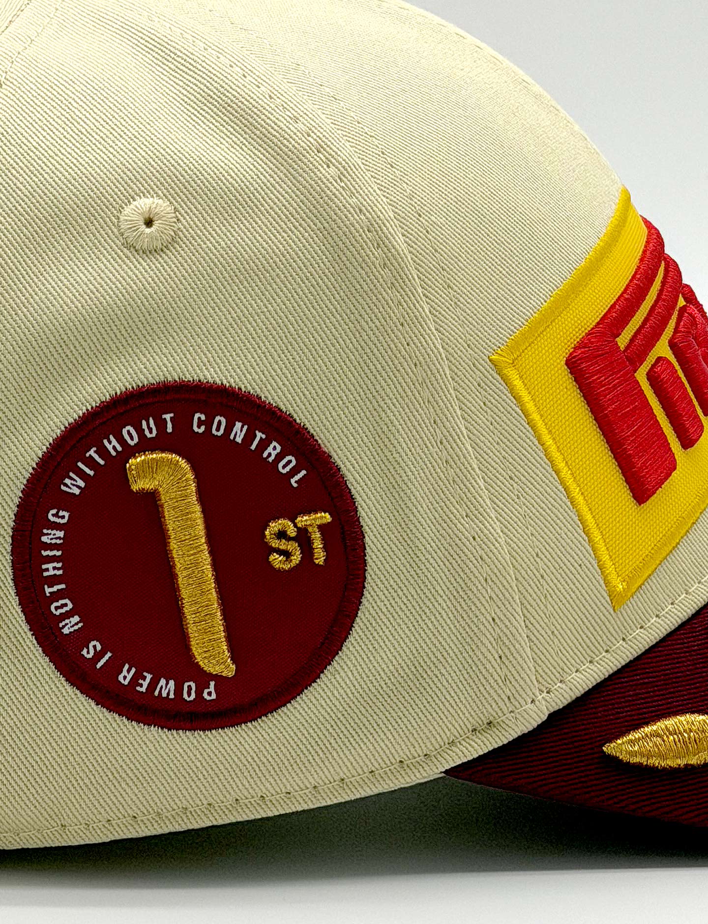 Pirelli Podium Cap 2026 Monaco - closeup of cap embroidery