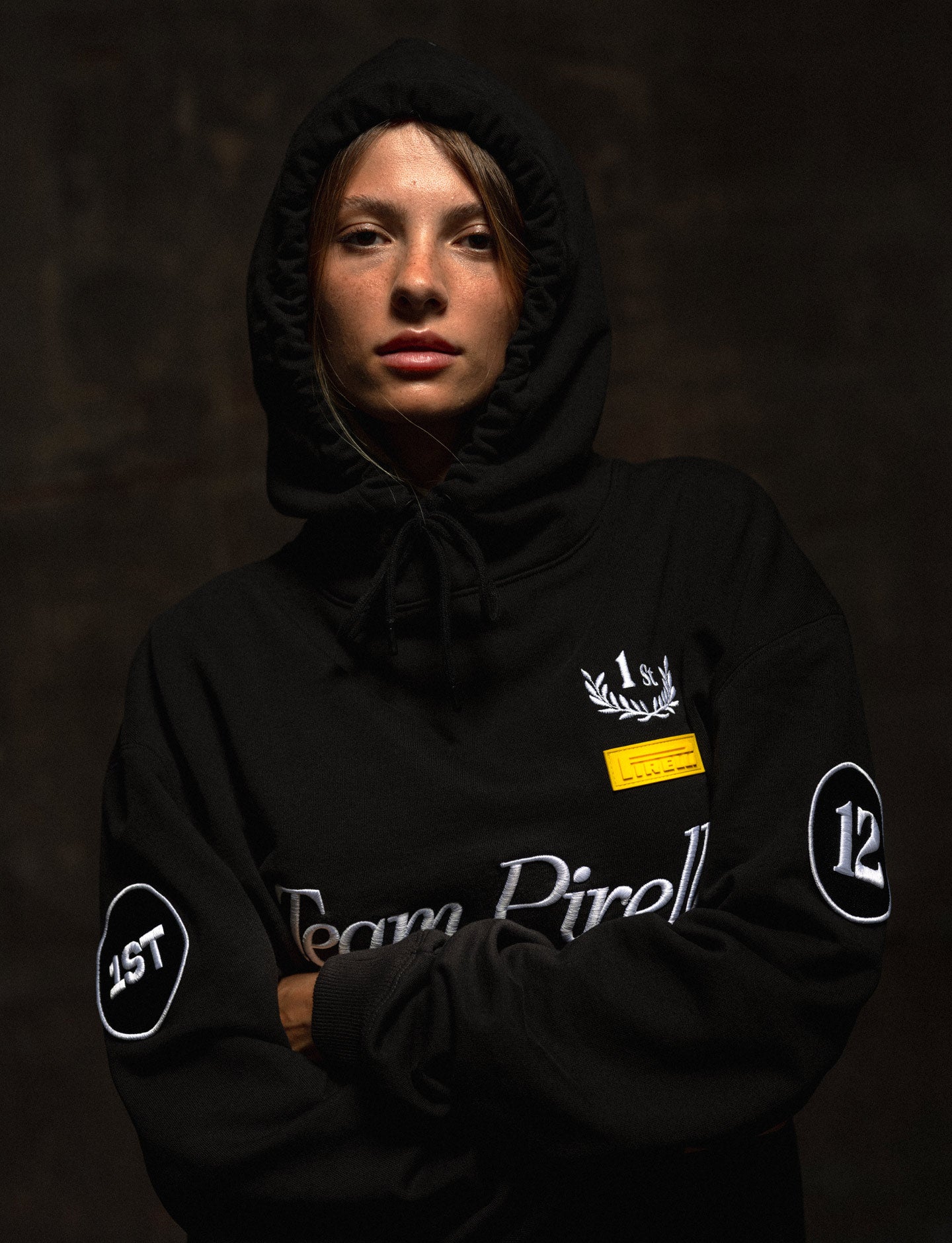 トップス dinoworks Paris hoodie Black studio paris.