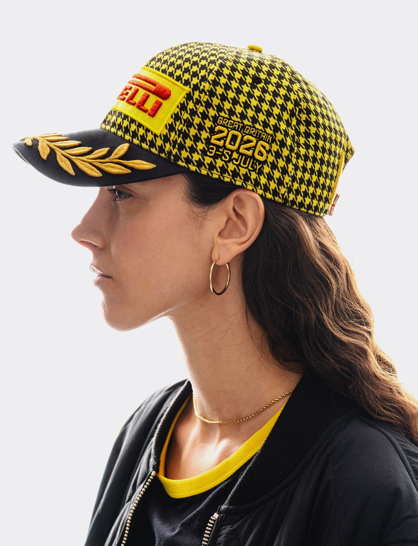 woman wearing Pirelli Podium Cap 2026 Silverstone F1®