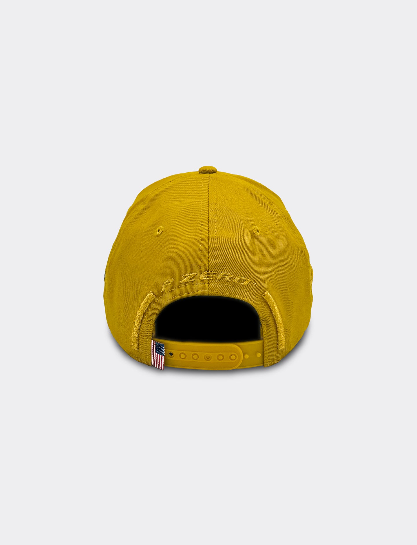 back shot of Vegas gold Pirelli Podium Cap